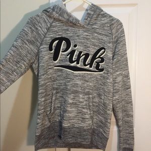 Victoria Secret Pink Grey Hoodie Women’s Small